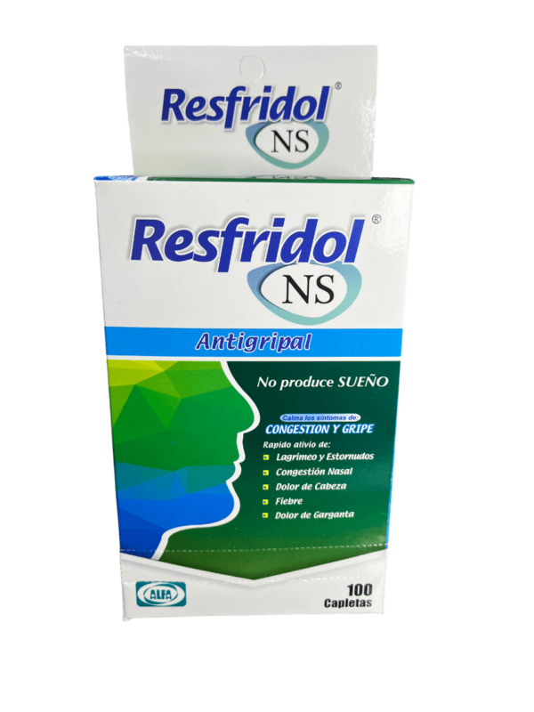 Resfridol NS Antigripal 100 tabletas – Importadora 3 Unión
