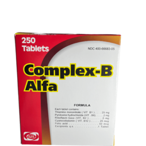 Complejo B Alfa 250 tabletas