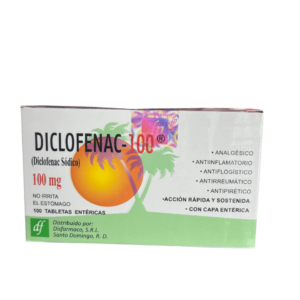 Diclofenac 100mg 100 tabletas