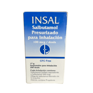 SALBUTAMOL INHALADOR 100 MCG