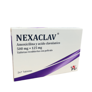 Amoxicilina y acido clavulanico 500 mg + 125 mg