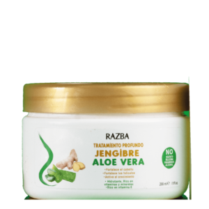 Tratamiento profundo Jengibre y Aloe vera Razba 8oz