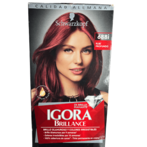 Tinte permanente en crema Rubí Profundo