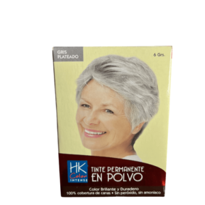 Tinte en polvo Permanente Gris Plateado HK
