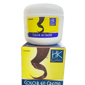 Tinte en crema Castaño HK 4 oz