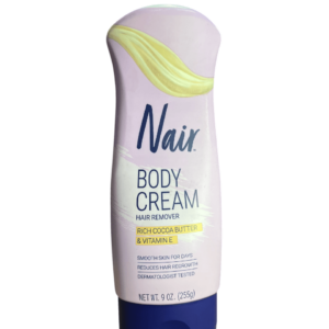 Crema depiladora Nair de cocoa butter + vitamina E de 9oz