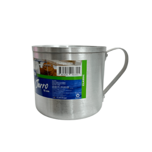 Vaso de aluminio con aza