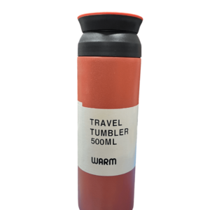 Termo metálico naranja de 500ML
