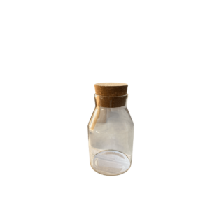 Botella para leche tapa de madera JO-076