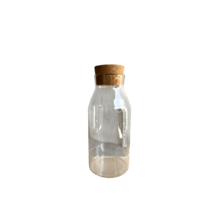 Botella para leche tapa de madera JO-075