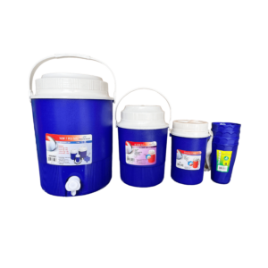 Termo de agua 3pcs COD-3590-21G CON VASOS