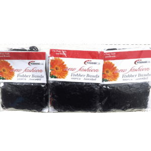 Gomita de trenza negra 300pcs KL-626