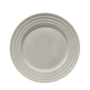 Plato llano blanco con diseño H303-240
