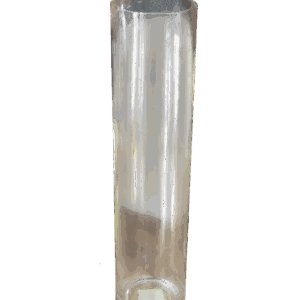 Florero de cristal largo