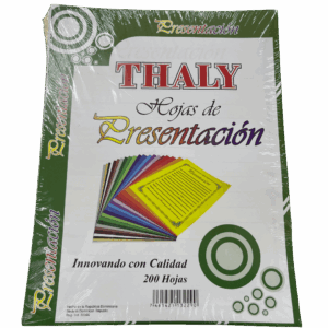 Hojas de presentación Thaly 200pcs