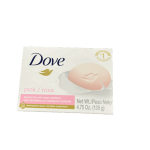 Jabón Dove rosa