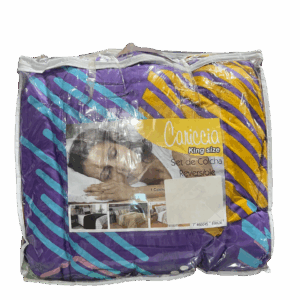 Colcha cariccia king reversible