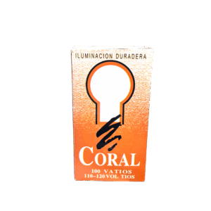 Bombillo coral 100 watt