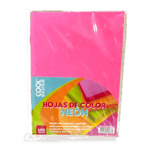 Hoja de colores Neón X100 BTSB038