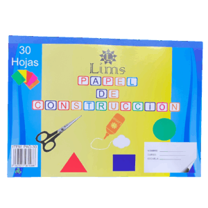 Papel construcción Lims 30 hojas